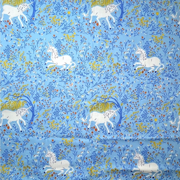 Unicorns, Cats, Flowers, Mixed Lot 100% Cotton Fabric, Quilt Sew, Craft 4-1/2 Yd - Picture 9 of 13